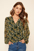 Wishful Thinking Marleena Floral Surplice Blouse
